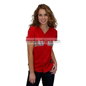 Sublimated Wholesale Blank Baseball Jersey thumbnail-1