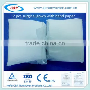 High Risk Reinforced SMMS Surgical Gown, EO Sterilized/Non Woven Surgical Gown/ultrasonic Surgical Gown Machine thumbnail-1