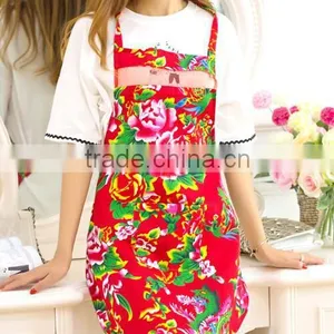 100% Cotton Digital Printing Design Kitchen Cooking Bib Apron thumbnail-2