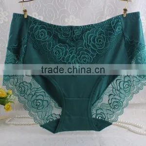 Beauty Color Lace/spandex Sexy Adult Woman Panty Transparent Underwear for Girl thumbnail-1