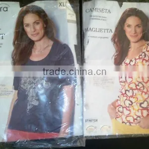 Ladies Fashionable T Shirt (Garment Stock Lots / Apparel Stock / Stocklots / Garment Apparel From Sri Lanka / Bangladesh) thumbnail-1