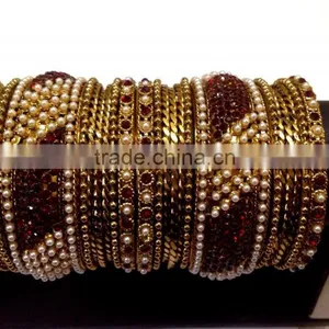 Latest Bridal Collection Fancy Chura With Diamente, Fancy Jewelry India thumbnail-3