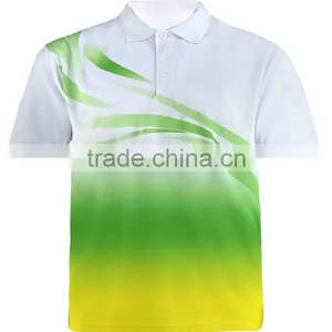 Wholesale Custom Golf Jersey Dri Fit Sublimate 100% Polyester Polo t Shirt for Men thumbnail-2