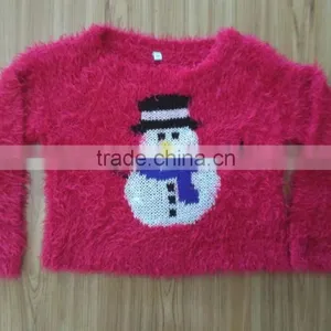 High Quality 2017 New Design Baby Sweater Designs for Kids Wear Lovely Christmas Sweater Wholesale Spring Kids Sweater (BKNK19) thumbnail-1