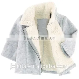 Kids,Children Quilted Jacket,Winter,100%Cotton Fabric Gray Children's Coat thumbnail-2