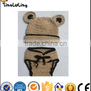 NPT37 Tinaluling Baby Costume Photo Photography Prop Knit Crochet Beanie Bear Hat Cap thumbnail-1