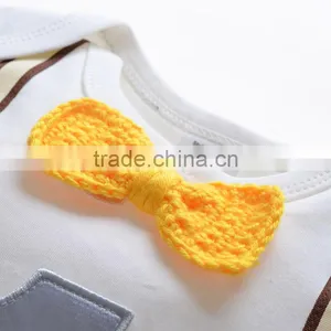 Infant Birthday Wholesale Simple Style 100% Cotton Newborn Baby Wear Clothes thumbnail-6