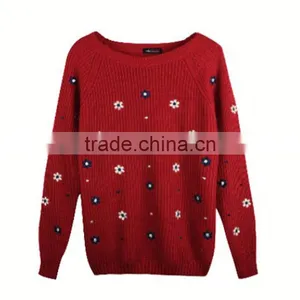 Boat Neck Sweater Knitting Pattern thumbnail-1