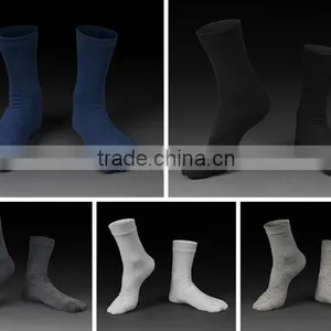 Zm40616b New Model Pure Color Men Cotton Stocking Man Fancy Business Socks thumbnail-6