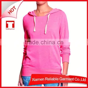 Blank Pink Basic Plain Baby Hoodies thumbnail-1