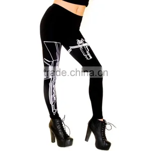 Custom Logo Yoga Pants Sports Fitness Push up Athletic Lycra Leggings for Women Yoga Pants thumbnail-4