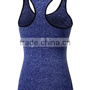 Slub 85% Polyester 15% Spandex Womens Dry Fit Tank Top thumbnail-3