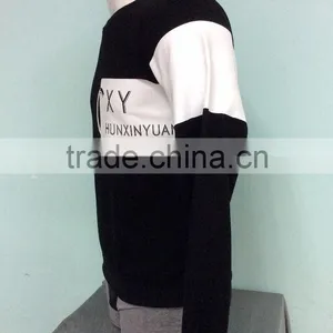 2016 New Design Plain Fashion Printed Men's Pullover Matching Varisty Hoodies Windbreaker Clothing thumbnail-3