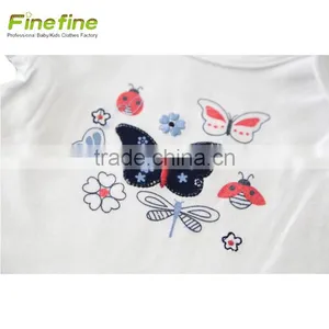 Organic Cotton Fabric Newborn Baby Clothes Summer Baby Romper thumbnail-2