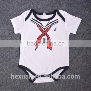 Short Sleeve Cartoon Printing Wholesale Baby Romper Gift Set thumbnail-6