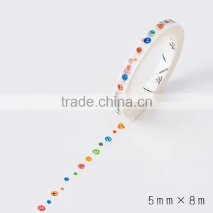 5mm*8m Decoration Washi Paper Customized Adhesive Paper Planner Accessories thumbnail-6