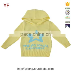 2016 Jacquard Design Boys Knit Hoodie Pullover Sweater thumbnail-1