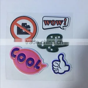 2016 New Bag Creation Cartoon Stickers Women Handbags Stickers Anyar Hindler Match Stylish Bag Parts Word Game Stickers thumbnail-3