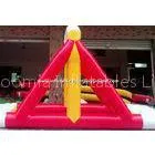 Commercial Inflatable Water Games Rentals , Yellow / Red Inflatable Swing thumbnail-1