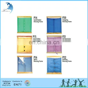Chinese Supplies Hard Wood Gardon Montessori Materials for Kids Touch Real Life thumbnail-1