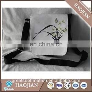 Black Satin Body Small Purse With Sublimation Printable Flap Handbag thumbnail-6