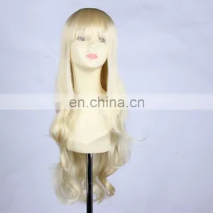 New Long Wavy Silver Women Curly Wig thumbnail-1