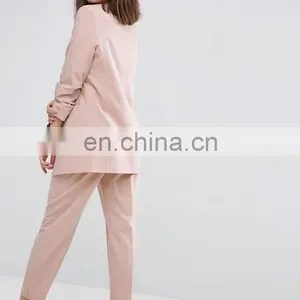 Wholesale Classic Solid Color Women Elegant Work Suits Loose Business Pant Suits For Ladies Multicolor For Choice thumbnail-3