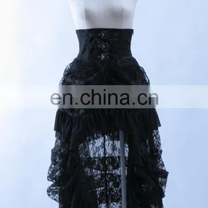 Gothic High Waist Corsage High-low Skirt thumbnail-1
