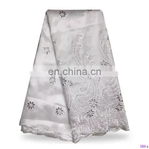 High Quality Raw Silk George Lace Fabric With Sequins Indian Raw Silk George Fabrics S170307002 thumbnail-3