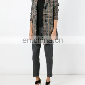 MIKA2386 Multicolour Lapel Coat thumbnail-4