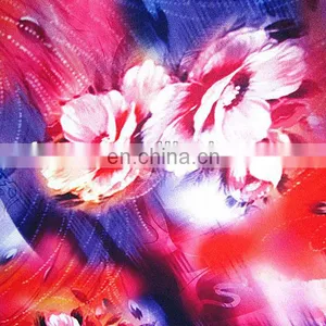 Flower Digital Printed Polyester Fabric thumbnail-3
