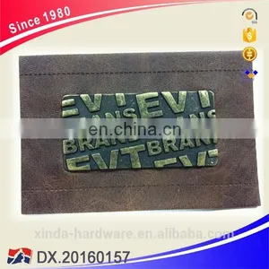 Real Leather Label & PU Leather Label & Metal Leather Label thumbnail-1