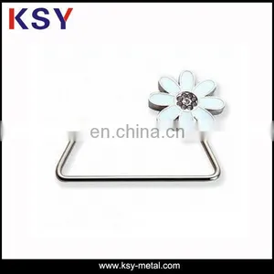 Unfold Metal Bag Hanger Hook/OEM Metal Purse Hanger for Table thumbnail-1