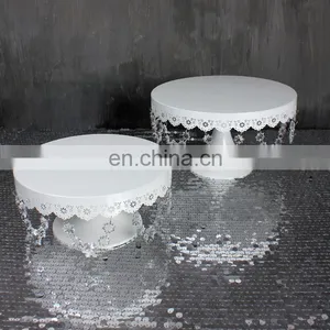 Custom Design Plexiglass Acrylic Plastic Pendant, Wrought Iron Cake Stand thumbnail-5
