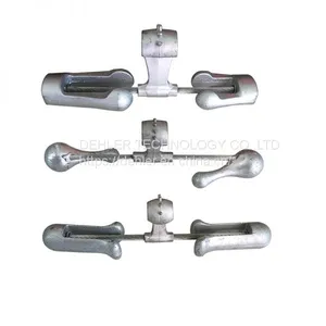 Aluminum Alloy Clamp Vibration Damper for Protecting Prefromed Fittings thumbnail-5