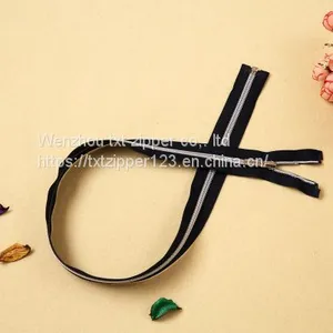 #3 #4 #5 #8 Nylon Zipper Open End Metal Top and Bottom Stop thumbnail-3