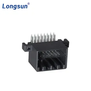 175615-2 TYCO AMP TE Automotive Male Wire Connector 16 Pin PCB Header Connector thumbnail-1