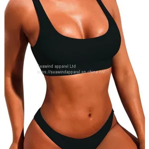 Women High Leg Cut Swimwear Sexy Bikini thumbnail-5