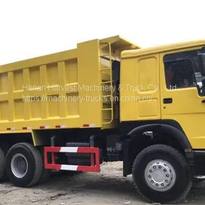 Used Sinotruk Right Hand Tipper 6x4 30 Ton Second Hand Howo Dump Truck in Zambia thumbnail-1