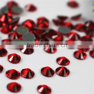 Top Quality Red Clour Hot Fix Flat Back Rhinestone for Wedding Dresses thumbnail-1