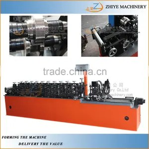 Stud Steel Light Keel Frame Roll Forming Machine/Track Cutting V Profile Steel Stud Cold Forming Machine thumbnail-2