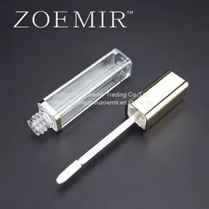 Luxury Gold Lipgloss Tube Empty Crystal Liquid Eye Shadow Container thumbnail-3