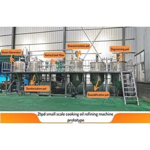 1-10tpd Small Scale Cooking Oil Refining Machine thumbnail-1