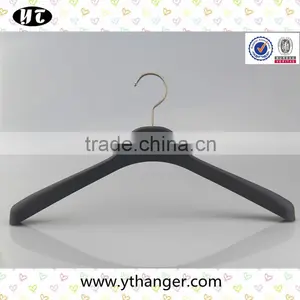Black Popular Rubber Hanger With Anti-slip Rubber for Coats thumbnail-2
