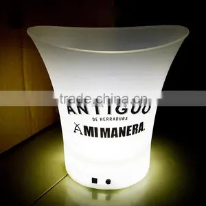 Rechargeable PP Plastic LED Ice Buckets thumbnail-1