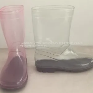 2027 New Fashion Colourful Transparent Kid Boots,Transparent Child Boots,Transparent Children PVC Boots,Popular Style Kid Boot thumbnail-2