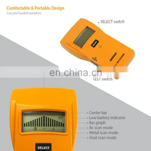 Allsun TS79 Wall Stud Finder Electrical Detector Center Edge Finding Tool Wall Multi-scanner Stud Detector 3 In 1 LCD Sound Wa thumbnail-4