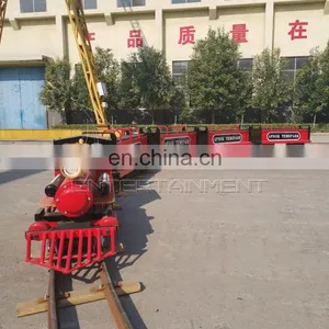 Shopping Center Indoor Playground Battery Powered Kids Electric Amusement Track Train Rides for Sale thumbnail-4