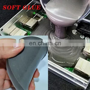 Silikon-Elektronik-Vergusskleber zur Abdichtung, Isolierung und Wärmeleitung für Leistungssicherungspackungen und Leiterplatten, wasserdichter AB-Weichkleber thumbnail-2