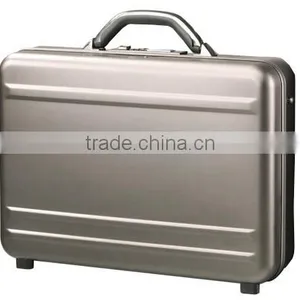 Molded Silver Aluminum Laptop Case With Interior Compartment, Silver Multiple Laptop Carrying Case,locking Aluminum Carry Case thumbnail-2